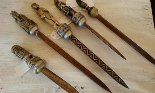 Wooden letter openers